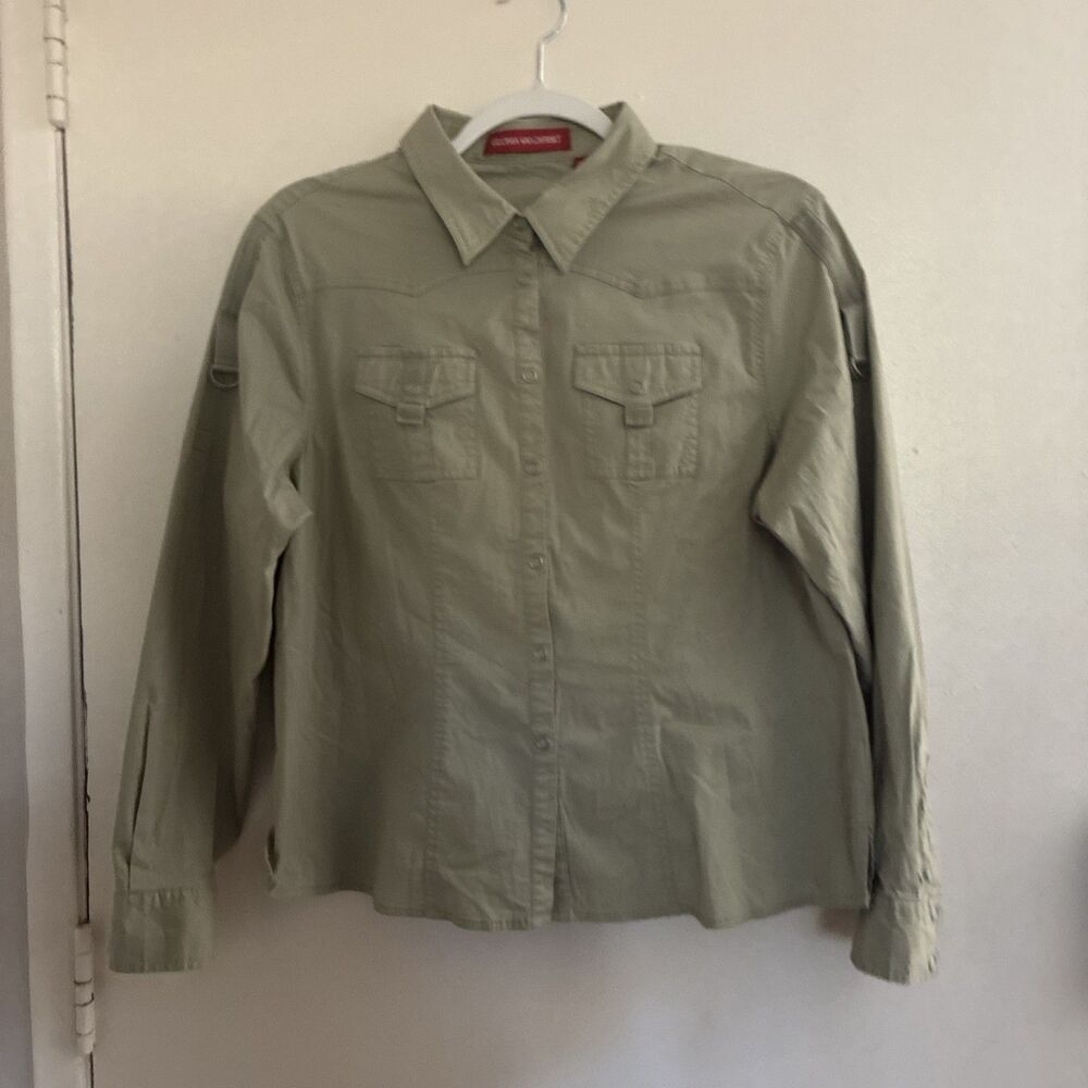 Western Style Women’s Shirt Snap Buttons Gloria Vanderbilt Size XL